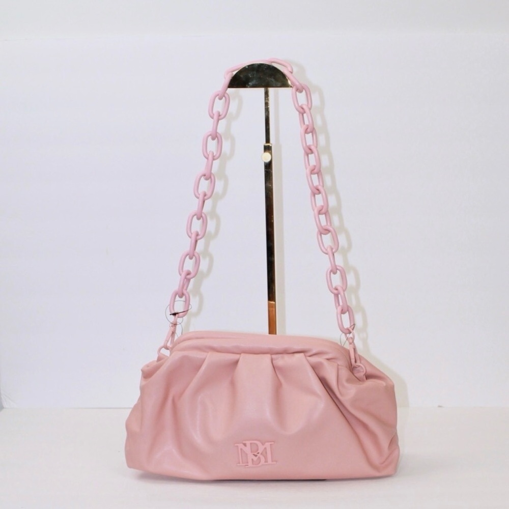 Badgley Mischka - Pink Chain Shoulder Bag
